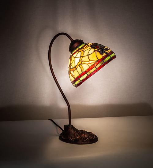 Tiffany Style Pinecone Office Desk Lamp - 247825