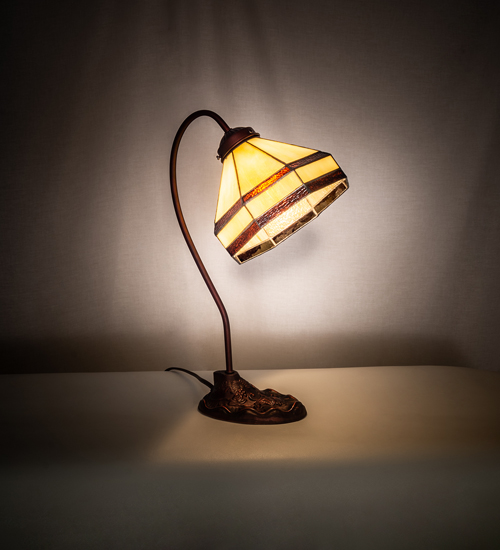 Tiffany Style Wagon Wheel Office Desk Lamp - 247793