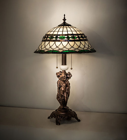 Tiffany Style Roman Graces Table Lamp 253641
